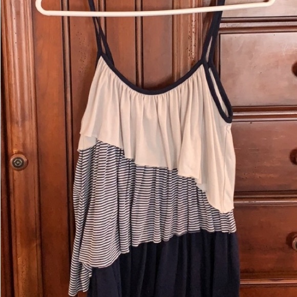 Forever 21 Ruffled Tank Top, Ombré Blue - Picture 3 of 4